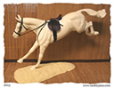 Hunter and jumper tack sets made for model horses by Jana Skybova